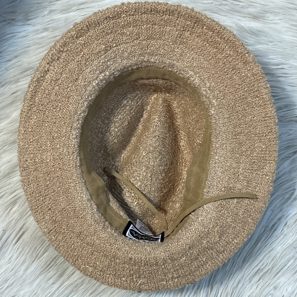 Scala Women's Soft Sun Hat Adjustable Size Handmade Braided Band Tan OSFM NWT - Picture 8 of 10